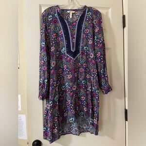 Matilda Jane Multicolor Paisley Long Sleeve Dress
